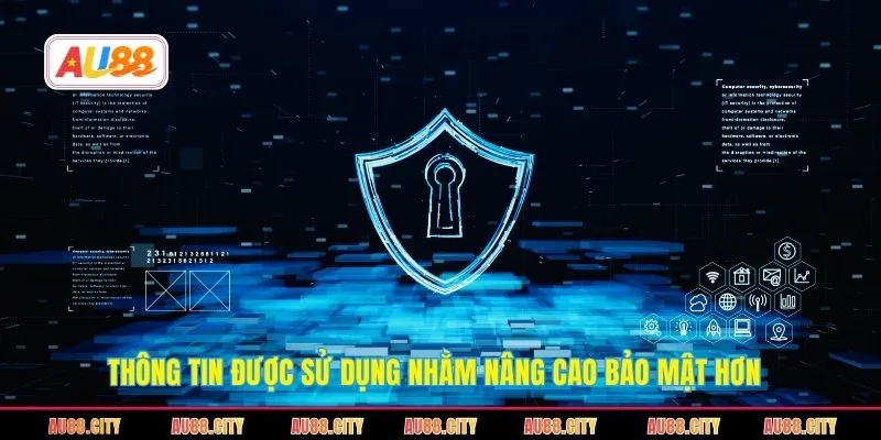 Thông tin được sử dụng nhằm nâng cao bảo mật hơn